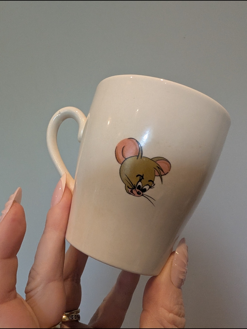 Tom & Jerry Ceramic Mug - White with Cartoon Graphic - Picture 6 of 8